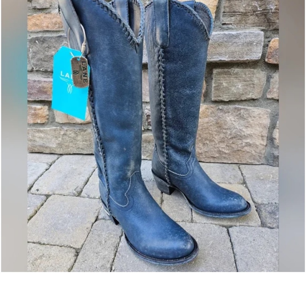 Lane Women's Over the Knee Boots - Blue